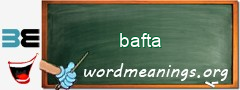 WordMeaning blackboard for bafta